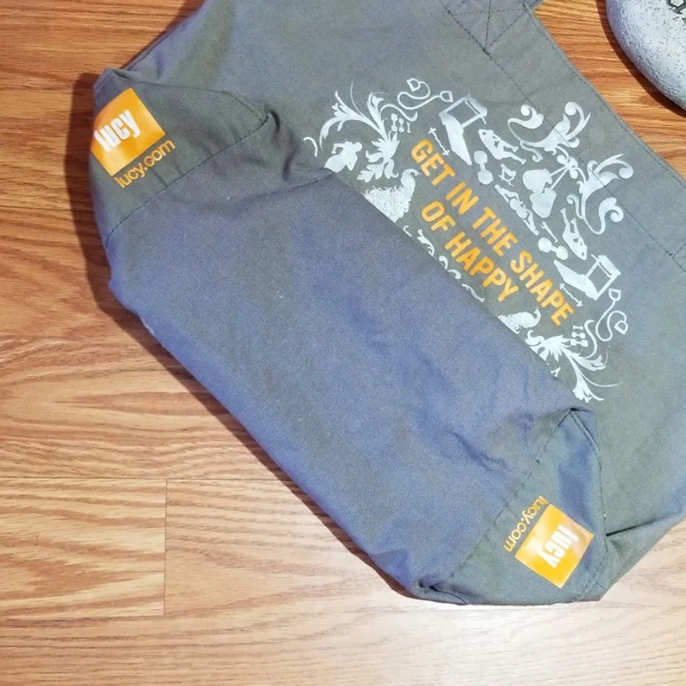 Lucy reusable canvas tote bag‎